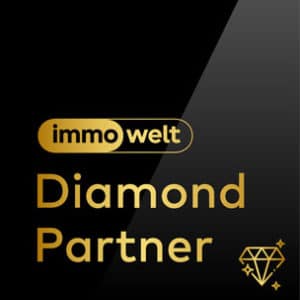 Das Diamond Partner Logo von Immowelt